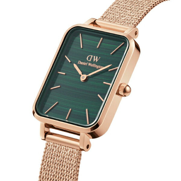 DANIEL WELLINGTON ダニエルウェリントン QUADRO PRESSED MELROSE クアドロ メルローズ スクエア DW00100437 レディース 腕時計 クオーツ 電池式 メッシュベルト