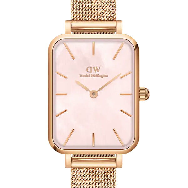 DANIEL WELLINGTON ダニエルウェリントン QUADRO PRESSED MELROSE クアドロ メルローズ スクエア DW00100510 レディース 腕時計 クオーツ 電池式 メッシュベルト