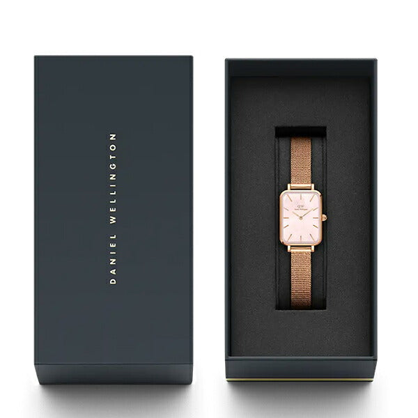 DANIEL WELLINGTON ダニエルウェリントン QUADRO PRESSED MELROSE クアドロ メルローズ スクエア DW00100510 レディース 腕時計 クオーツ 電池式 メッシュベルト