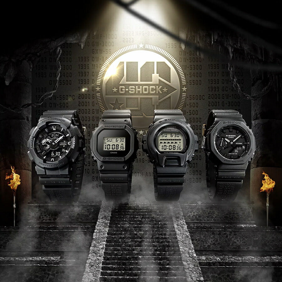 G-SHOCK 40周年記念 リマスター・ブラック DWE-5657RE-1JR メンズ 電池