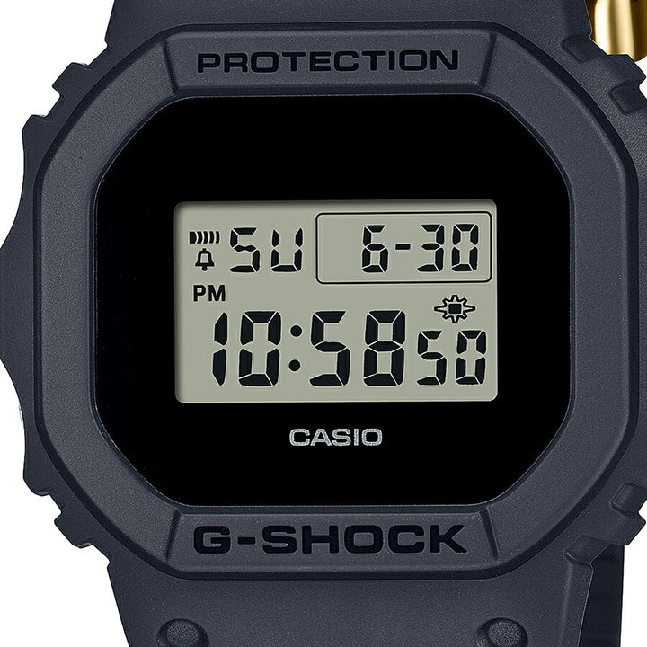 G-SHOCK 40周年記念 リマスター・ブラック DWE-5657RE-1JR メンズ 腕時計 電池式 デジタル スクエア 交換用ベゼル付き 国内正規品 カシオ