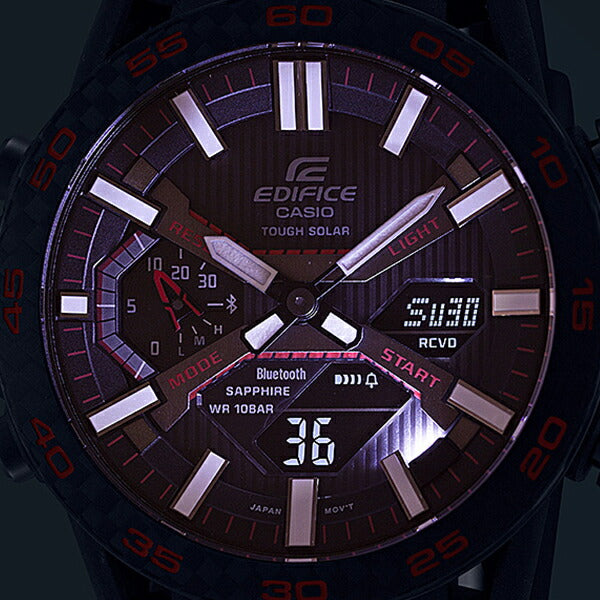 カシオ エディフィス SOSPENSIONE ソスペンシオーネ ECB-2000シリーズ ECB-2000YPB-1AJF メンズ 腕時計 ソーラー Bluetooth 樹脂バンド ブラック