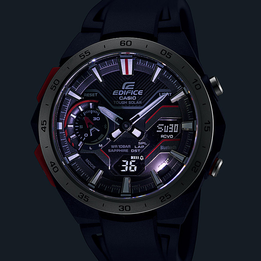 CASIO カシオ エディフィス WINDFLOW ECB-2200YP-1AJF ブラック ソーラー メンズ 腕時計 EDIFICE エディフィス ウィンドフロウ ECB-2200YP-1AJF メンズ ソーラー