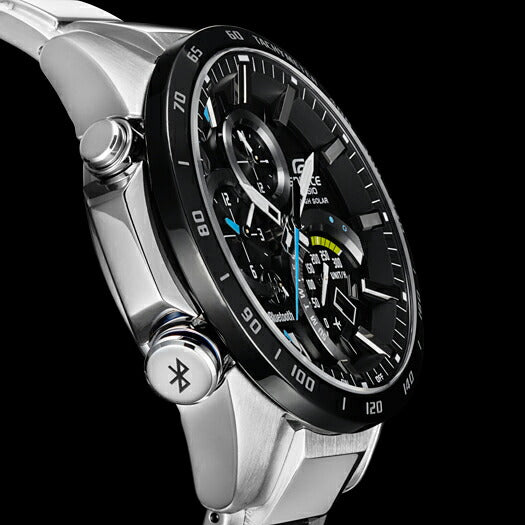 カシオ エディフィス タイムトラベラー EQB-501XDB-1AJF メンズ 腕時計 ソーラー Bluetooth ブラック スマートフォンリンク
