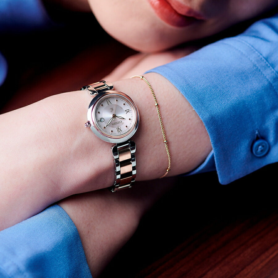シチズン xC クロスシー mizu collection ミズコレクション サクラピンク ES9465-50W レディース 腕時計 ソーラー 電波 北川景子さん広告着用モデル