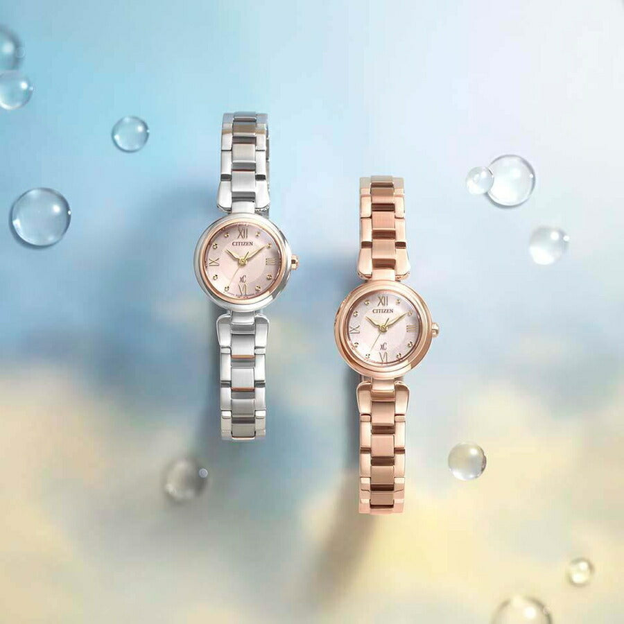 シチズン xC クロスシー mizu collection ミズコレクション EW5572-56W レディース 腕時計 ソーラー ピンクゴールド