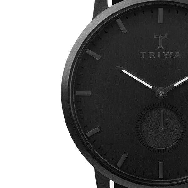 TRIWA トリワ FALKEN ファルケン ミッドナイト FAST115-CL010101 メンズ レディース 腕時計 クオーツ 革ベルト ブラック