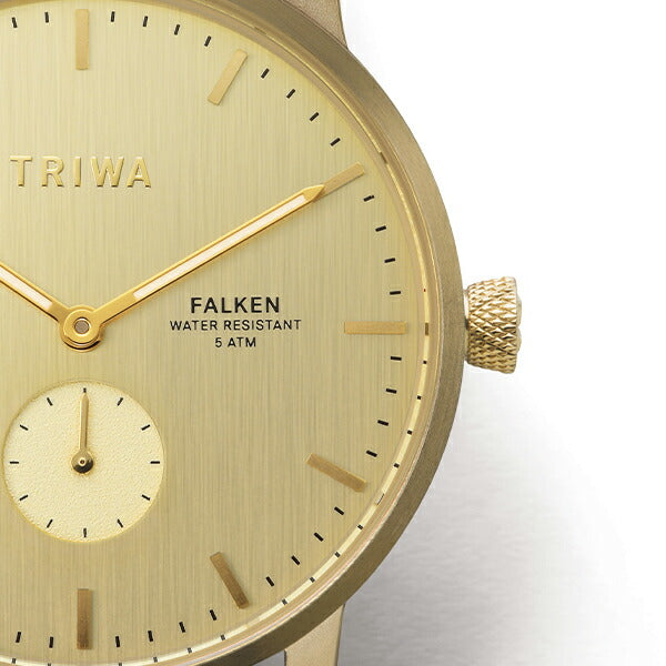 TRIWA トリワ SHINE FALKEN ファルケン 日本限定モデル FAST128-CL210217 メンズ レディース 腕時計 クオーツ 革ベルト ゴールド