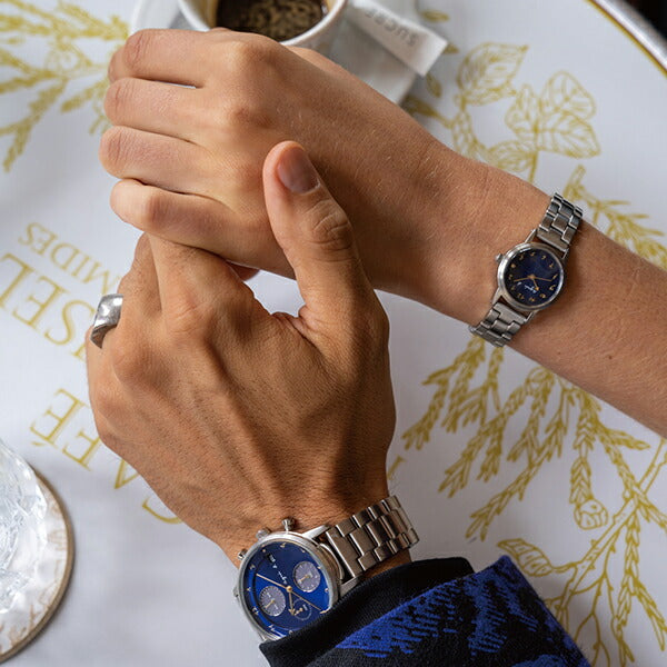 アニエスベー marcello マルチェロ ペア give love 限定モデル FCSD702 レディース 腕時計 ソーラー メタルベルト 国内正規品 セイコー
