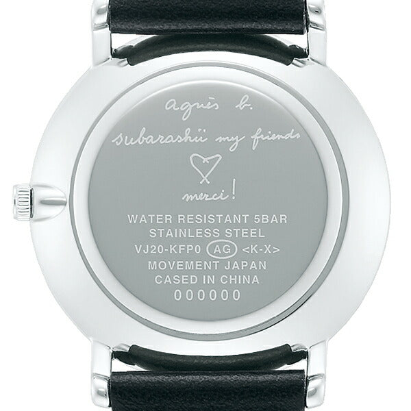 アニエスベー ブランド日本上陸40周年記念 限定モデル FCSK746 レディース 腕時計 電池式 革ベルト 国内正規品 セイコー