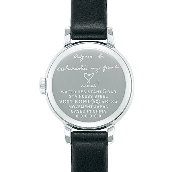 アニエスベー ブランド日本上陸40周年記念 限定モデル FCSK747 レディース 腕時計 電池式 革ベルト 国内正規品 セイコー