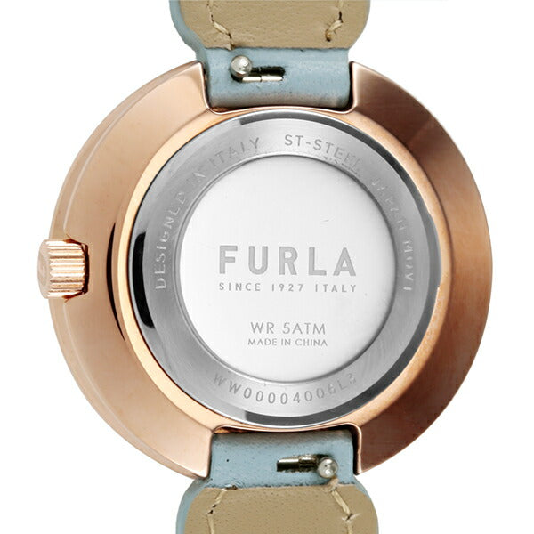 FURLA フルラ ESSENTIAL フルラエッセンシャル FL-WW00004006L3 レディース 腕時計 クオーツ 電池式 革ベルト ライトブルー シルバー