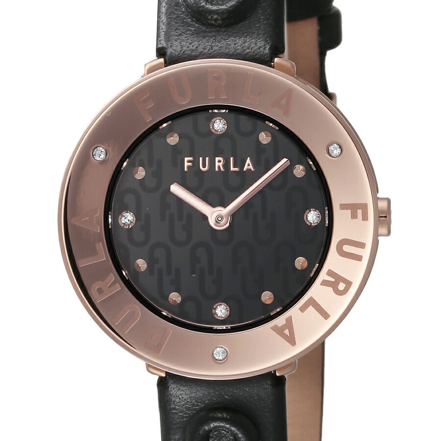 フルラ エッセンシャル FL-WW00004014L3 レディース 腕時計 クオーツ 電池式 革ベルト ブラック