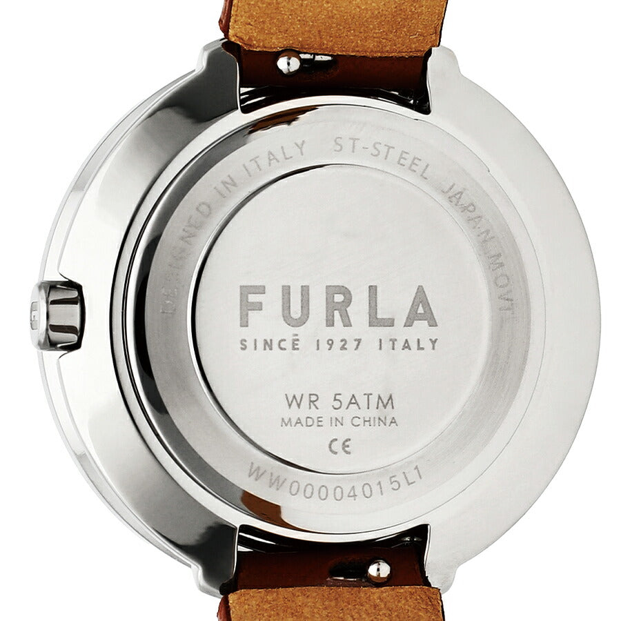 フルラ エッセンシャル FL-WW00004015L1 レディース 腕時計 クオーツ 電池式 革ベルト ブラウン