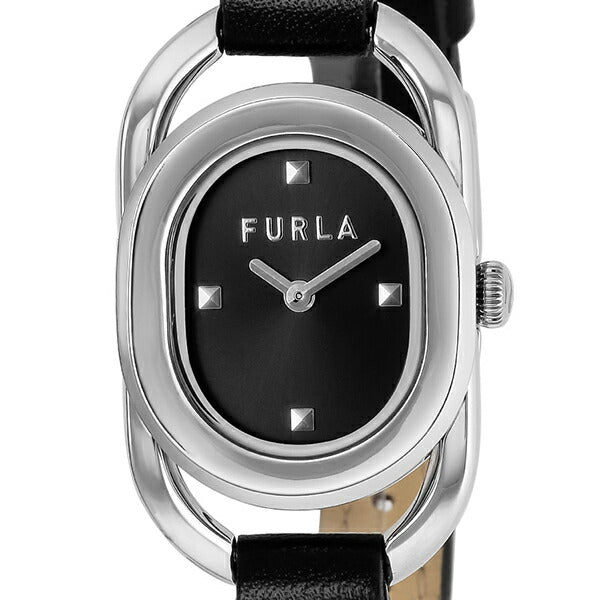 フルラ STUDS INDEX フルラスタッズインデックス FL-WW00008001L1 レディース 腕時計 クオーツ 電池式 革ベルト ブラック