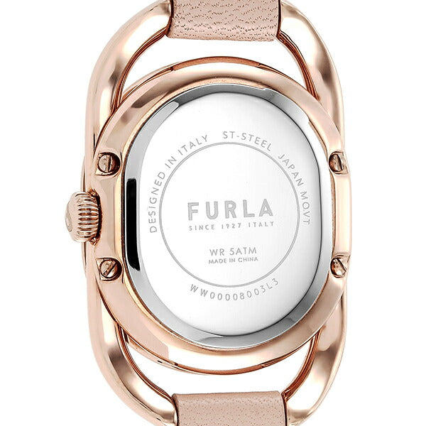 FURLA フルラ STUDS INDEX フルラスタッズインデックス FL-WW00008003L3 レディース 腕時計 クオーツ 電池式 革ベルト ライトピンク シルバー