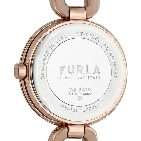 FURLA フルラ ARCO CHAIN アルコチェーン FL-WW00015004L3 レディース 腕時計 クオーツ 電池式 革ベルト ホワイト