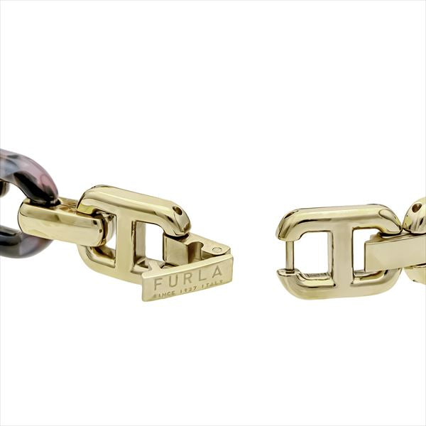 FURLA フルラ CHAIN SQUARE チェーン スクエア FL-WW00026002L2 レディース 腕時計 クオーツ 電池式 アセテートベルト ブラック