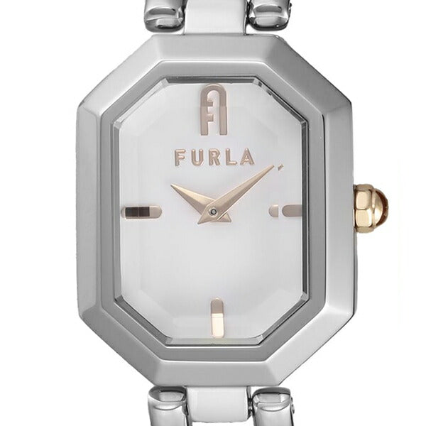 FURLA フルラ OCTAGONAL オクタゴナル ダブルトゥール FL-WW00044006L5 レディース クオーツ 電池式 革ベルト ブラウン