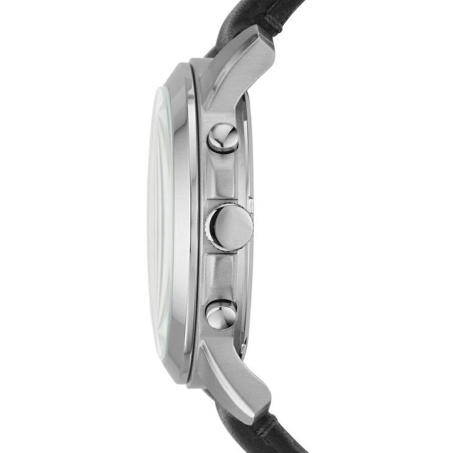 フォッシル GRANT グラント FS4812 メンズ 腕時計 クオーツ クロノグラフ アナログ 革ベルト ブラック 国内正規品