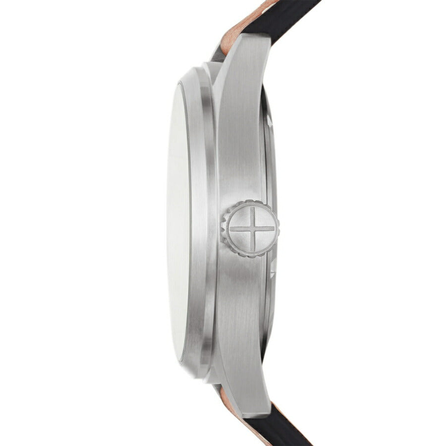 フォッシル DEFENDER ディフェンダー FS5975 メンズ 腕時計 ソーラー アナログ ブルーダイヤル ブラウン 革ベルト 国内正規品