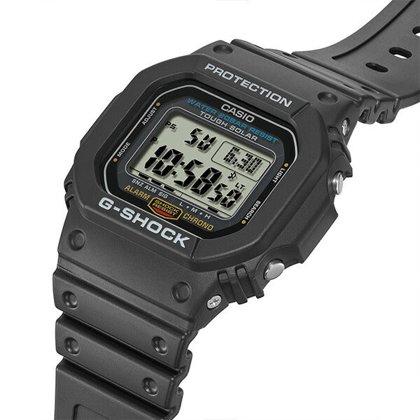 G-SHOCK 5600シリーズ G-5600UE-1JF メンズ 腕時計 ソーラー デジタル 樹脂バンド ブラック 国内正規品 カシオ