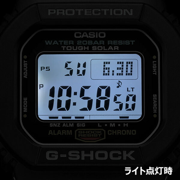 G-SHOCK 5600シリーズ G-5600UE-1JF メンズ 腕時計 ソーラー デジタル 樹脂バンド ブラック 国内正規品 カシオ