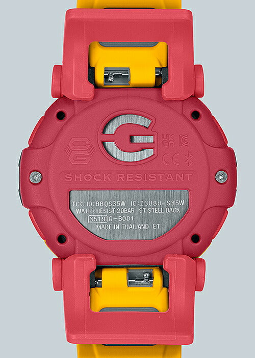 G-SHOCK DW-001 シリーズ G-B001MVE-9JR メンズ 腕時計 電池式 デジタル ダブルベゼル イエロー 替えバンド&ベゼル付き 国内正規品 カシオ