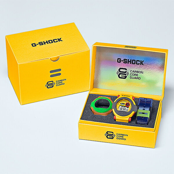 G-SHOCK DW-001 シリーズ G-B001MVE-9JR メンズ 腕時計 電池式 デジタル ダブルベゼル イエロー 替えバンド&ベゼル付き 国内正規品 カシオ
