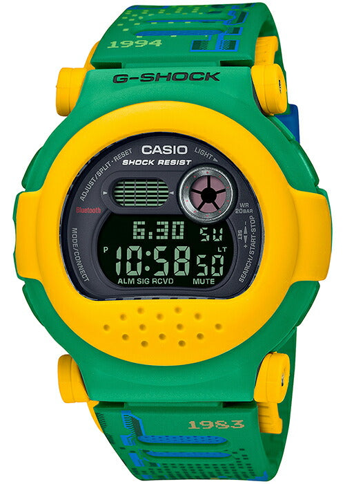 G-SHOCK G-B001 シリーズ G-B001RG-3JR メンズ 腕時計 電池式 デジタル Bluetooth イエロー グリーン 国内正規品 カシオ