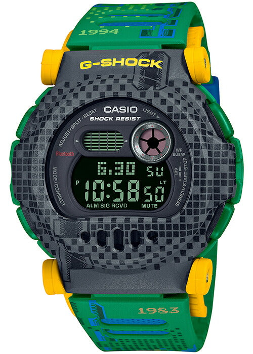 G-SHOCK G-B001 シリーズ G-B001RG-3JR メンズ 腕時計 電池式 デジタル Bluetooth イエロー グリーン 国内正規品 カシオ