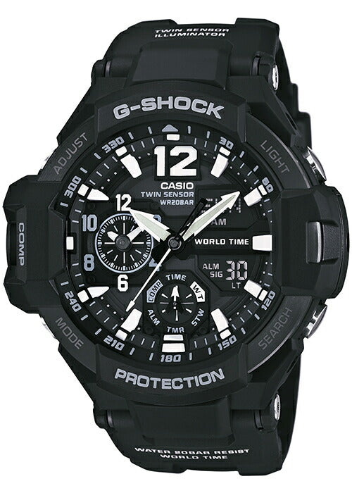 スカイコックピット　グラビティマスター GA-1100-1AJF 電池新品 G-SHOCK スカイコックピット GA-1100-1AJF メンズ アナデジ – THE