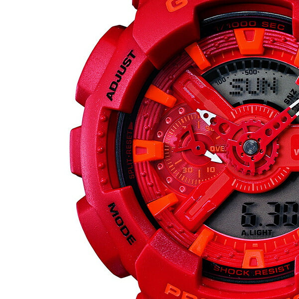 G-SHOCK ジーショック GA-110AC-4AJF カシオ メンズ 腕時計 アナデジ ベーシック レッド 国内正規品 カシオ