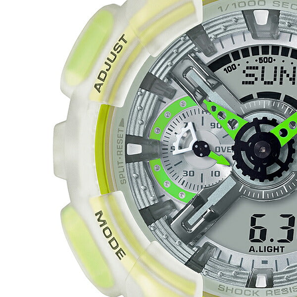 G-SHOCK ジーショック カラースケルトン ホワイト GA-110LS-7AJF メンズ 腕時計 アナデジ 国内正規品 カシオ Color Skeleton