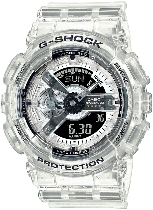 G-SHOCK 40周年記念 クリアリミックス GA-114RX-7AJR メンズ 腕時計 電池式 アナデジ ビッグケース スケルトン 反転液晶 国内正規品 カシオ