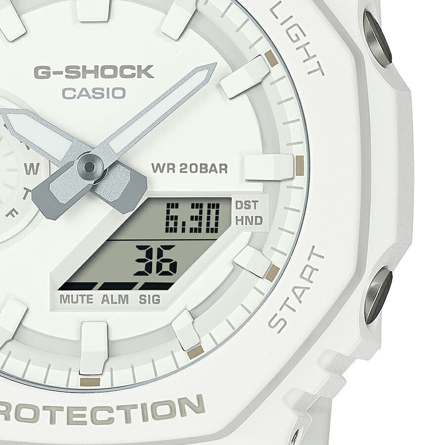 G-SHOCK TONE-ON-TONE GA-2100-7A7JF メンズ 電池式 アナデジ ホワイト