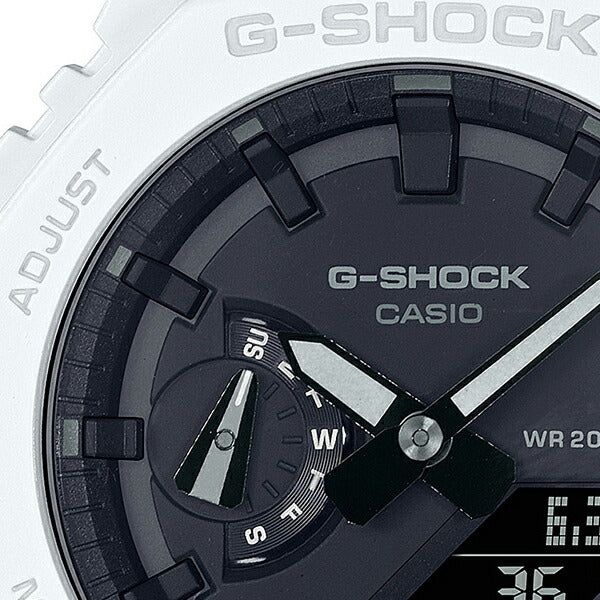 G-SHOCK 2100シリーズ GA-2100-7AJF メンズ 腕時計 電池式 アナデジ 樹脂バンド ホワイト 国内正規品 カシオ 八角形