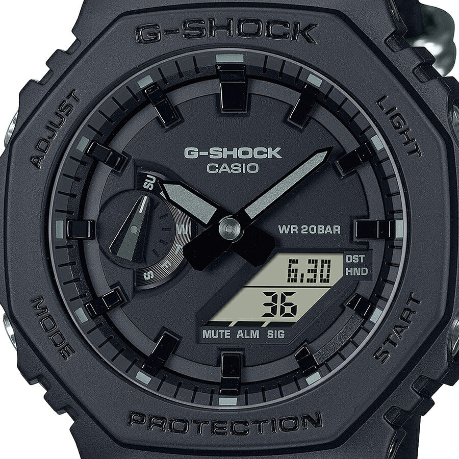 G-SHOCK ユーティリティ ブラック GA-2100BCE-1AJF メンズ 腕時計 電池式 アナデジ オクタゴン コーデュラ 国内正規品 カシオ