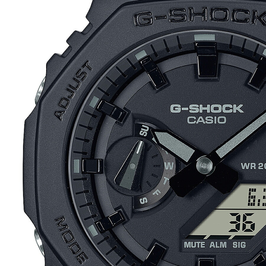 G-SHOCK ユーティリティ ブラック GA-2100BCE-1AJF メンズ 腕時計 電池式 アナデジ オクタゴン コーデュラ 国内正規品 カシオ