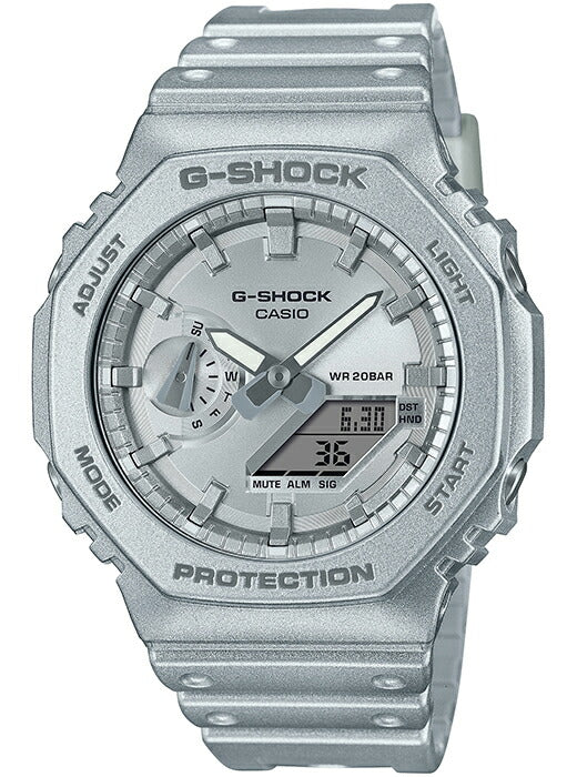 G-SHOCK Forgotten future 忘れられた未来 GA-2100FF-8AJF メンズ 腕時計 電池式 アナデジ オクタゴン シルバー 国内正規品 カシオ