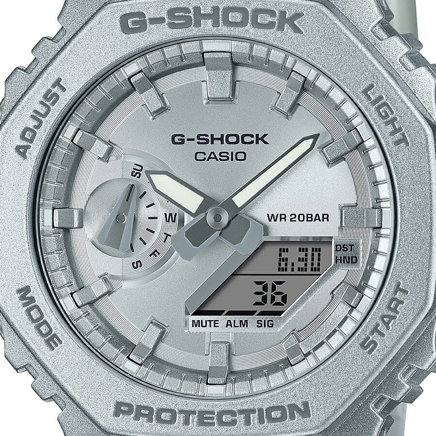 G-SHOCK Forgotten future 忘れられた未来 GA-2100FF-8AJF メンズ 腕時計 電池式 アナデジ オクタゴン シルバー 国内正規品 カシオ