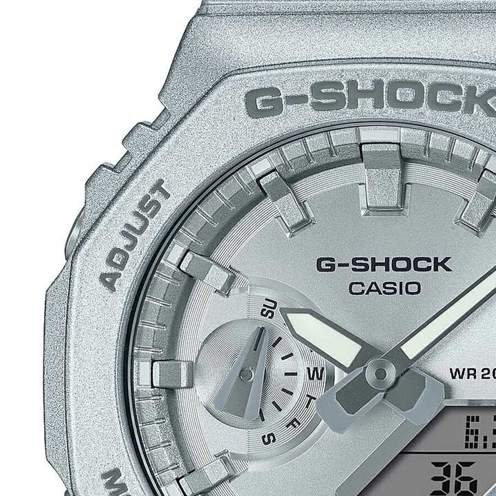 G-SHOCK Forgotten future 忘れられた未来 GA-2100FF-8AJF メンズ 腕時計 電池式 アナデジ オクタゴン シルバー 国内正規品 カシオ