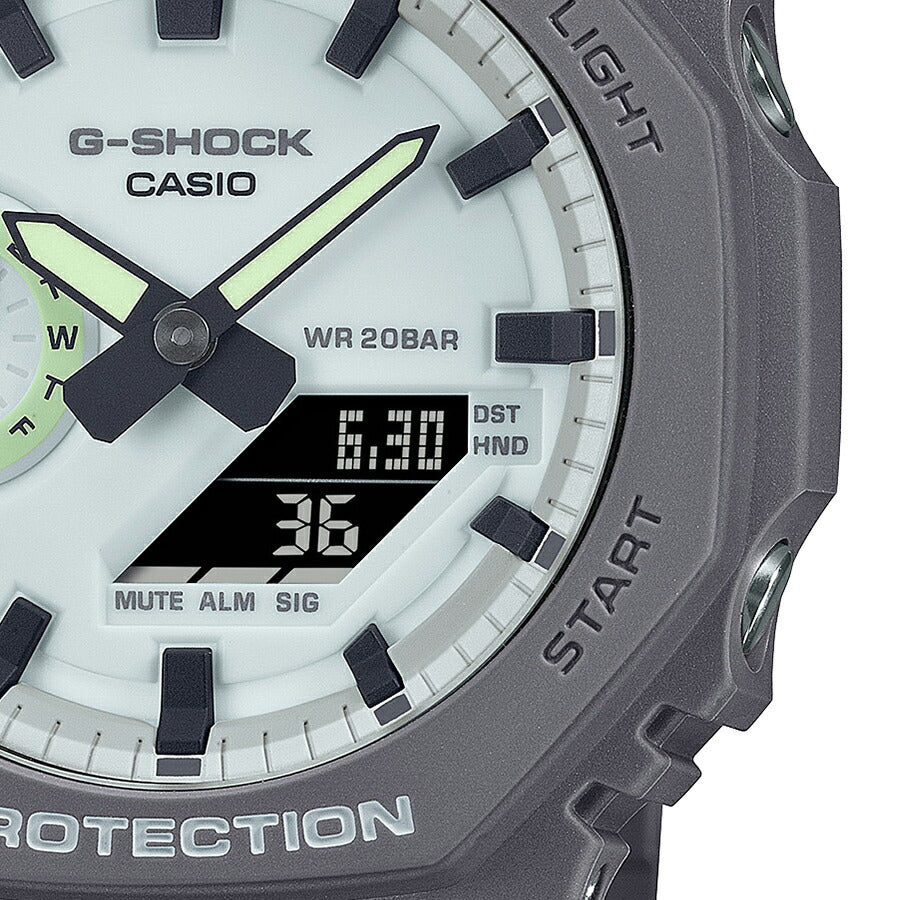 G-SHOCK HIDDEN GLOW 蓄光フェイス GA-2100HD-8AJF メンズ 電池式 アナデジ オクタゴン グレー 反転液晶 – THE  CLOCK HOUSE公式オンラインストア