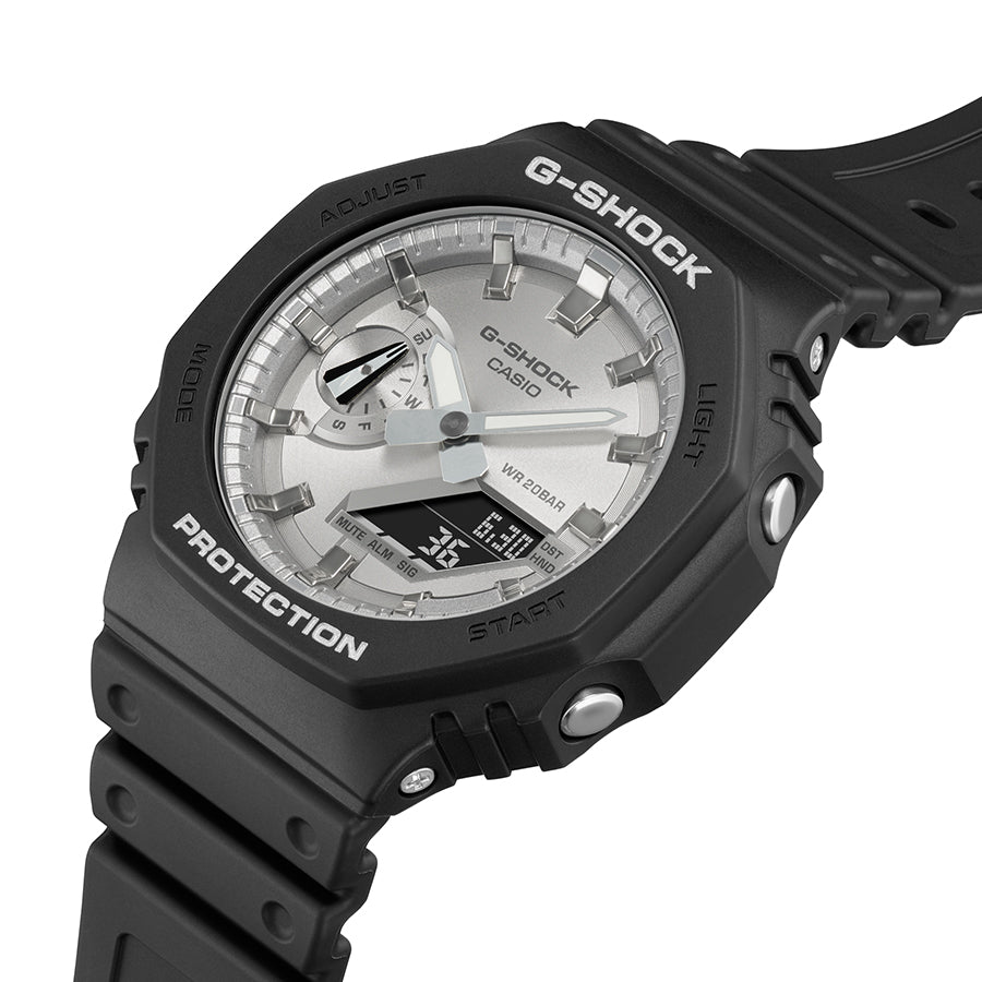 時計 G-SHOCK GA-2100SB G-SHOCK メタリックダイヤル シルバー GA-2100SB-1AJF メンズ 電池式
