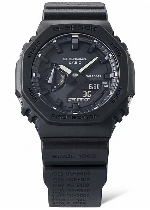 G-SHOCK 40周年記念 リマスター・ブラック オクタゴン GA-2140RE-1AJR メンズ 腕時計 電池式 アナデジ 反転液晶 国内正規品 カシオ カシオーク
