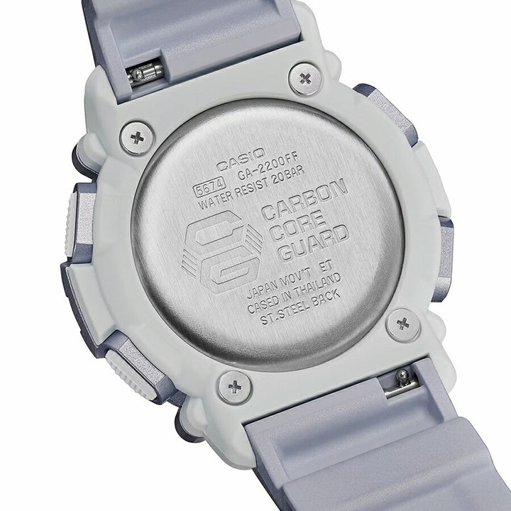 G-SHOCK Forgotten future 忘れられた未来 GA-2200FF-8AJF メンズ 腕時計 電池式 アナデジ シルバー 国内正規品 カシオ