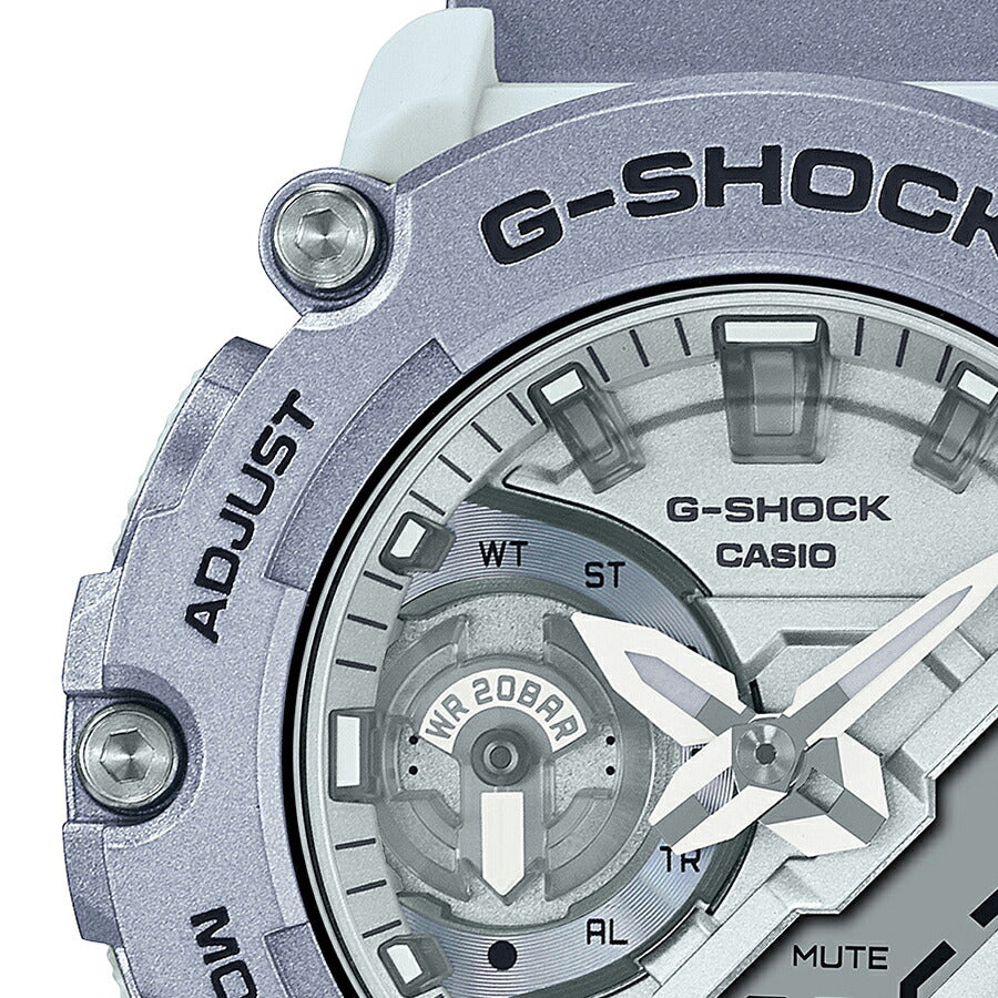 G-SHOCK Forgotten future 忘れられた未来 GA-2200FF-8AJF メンズ 腕時計 電池式 アナデジ シルバー 国内正規品 カシオ