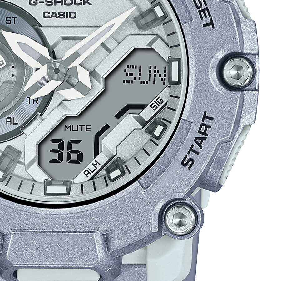 G-SHOCK Forgotten future 忘れられた未来 GA-2200FF-8AJF メンズ 腕時計 電池式 アナデジ シルバー 国内正規品 カシオ