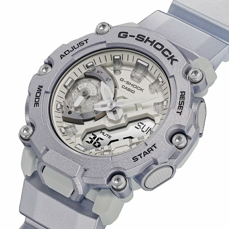 G-SHOCK Forgotten future 忘れられた未来 GA-2200FF-8AJF メンズ 腕時計 電池式 アナデジ シルバー 国内正規品 カシオ