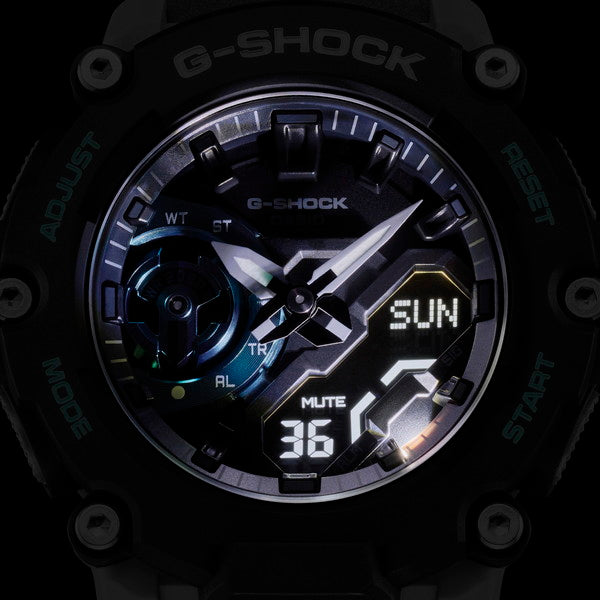 G-SHOCK GA-2200シリーズ GA-2200M-1AJF メンズ 腕時計 電池式 アナデジ 樹脂バンド ブラック 国内正規品 カシオ